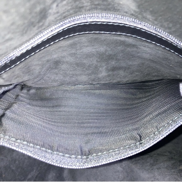 GUCCI Bag Shoulderbag Handbag Suede Black - Picture 7 of 9